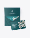 Kraft Paper Cover Gift Cards Mockup