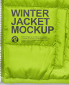 Baby Winter Jacket Mockup