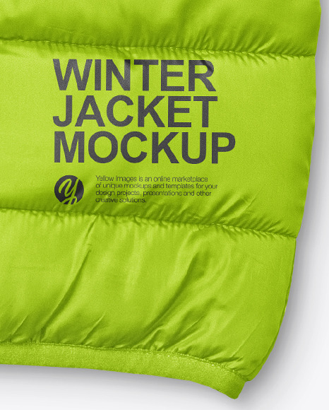 Baby Winter Jacket Mockup