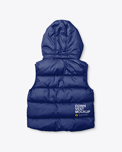 Baby Down Vest Mockup