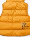 Baby Down Vest Mockup