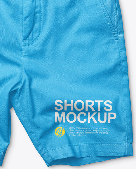 Baby Boy Shorts Mockup