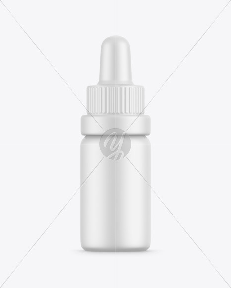 Matte Dropper Bottle Mockup