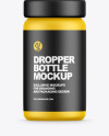 Matte Dropper Bottle Mockup