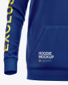 Hoodie Raglan w/pocket Mockup