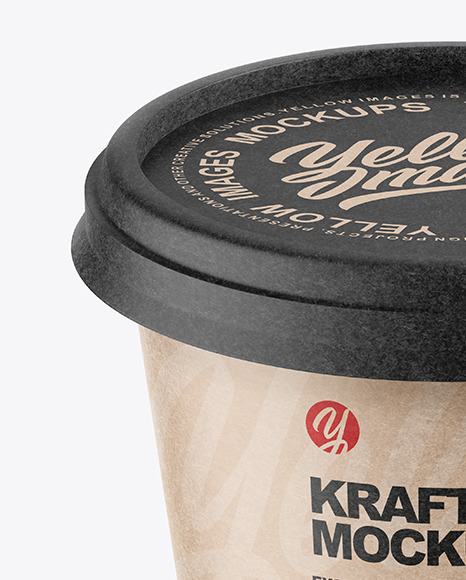 Kraft Paper Cup Mockup