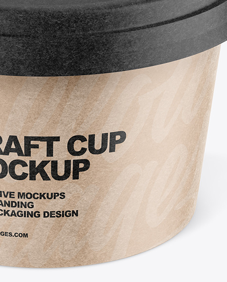 Kraft Paper Cup Mockup