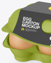 Egg Carton Pack Mockup