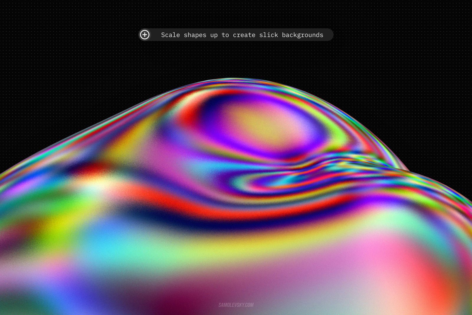 Iridescent fluid 3D shapes collection Iridescent fluid 3D shapes collection