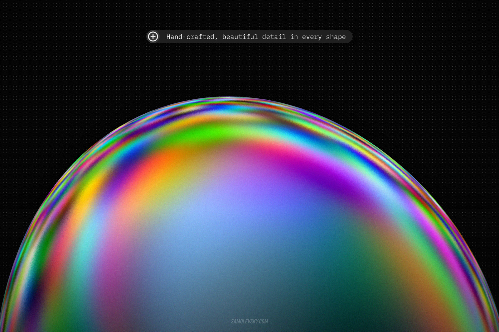 Iridescent fluid 3D shapes collection Iridescent fluid 3D shapes collection
