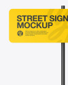 Street Sign Mockup