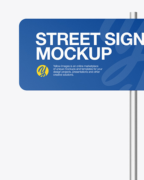 Street Sign Mockup