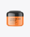 Closed Cosmetic Jar Mockup Closed Cosmetic Jar Mockup