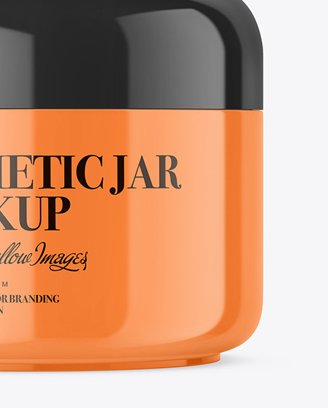 Closed Cosmetic Jar Mockup Closed Cosmetic Jar Mockup