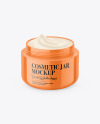 Opened Cosmetic Jar Mockup Opened Cosmetic Jar Mockup