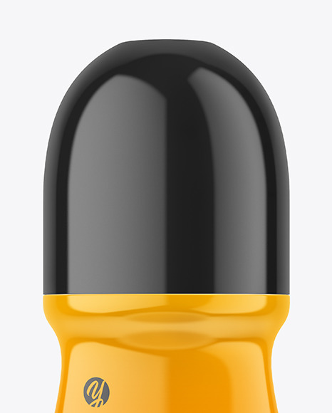 Glossy Roll-On Deodorant Mockup Glossy Roll-On Deodorant Mockup