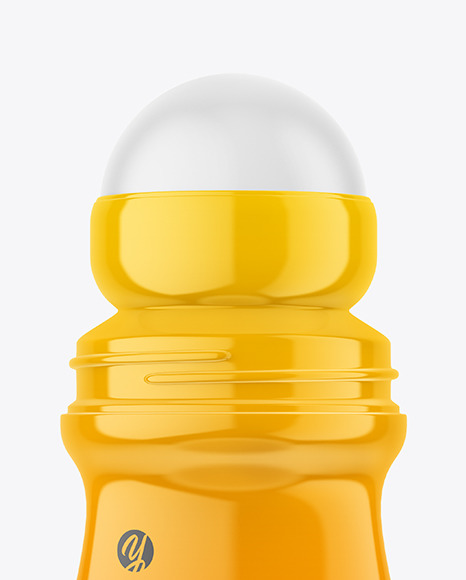 Glossy Roll-On Deodorant Mockup Glossy Roll-On Deodorant Mockup