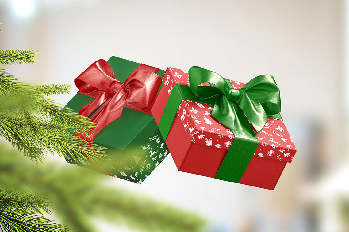 Gift Box Mockups Bundle Gift Box Mockups Bundle