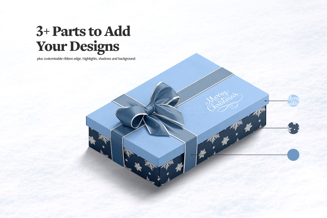 Gift Box Mockups Bundle Gift Box Mockups Bundle