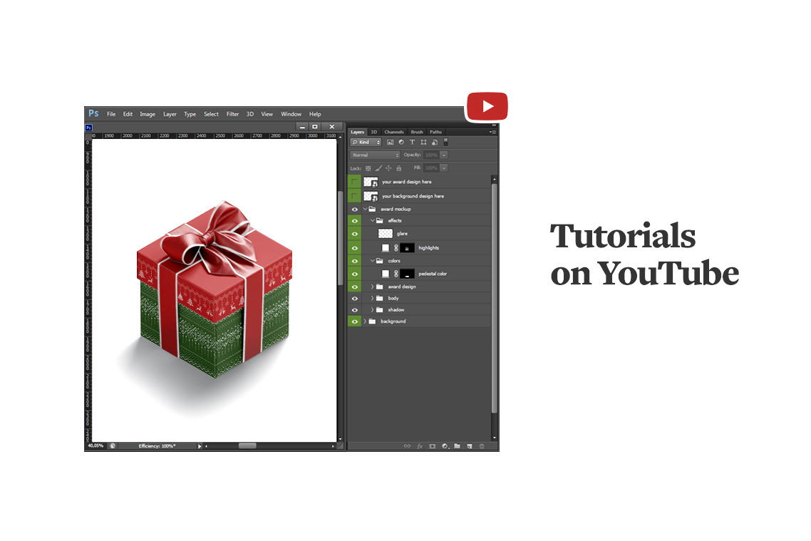 Gift Box Mockups Bundle Gift Box Mockups Bundle