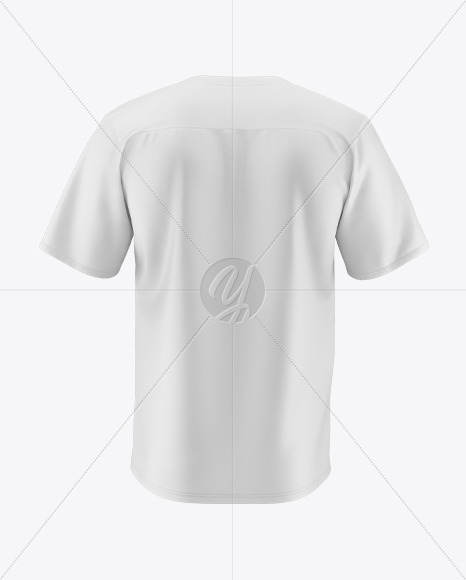 Men's Medical Shirt Mockup - Back View