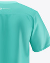 Men's Medical Shirt Mockup - Back View