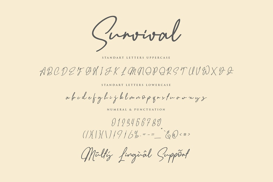 Westland Survival Font Duo Westland Survival Font Duo