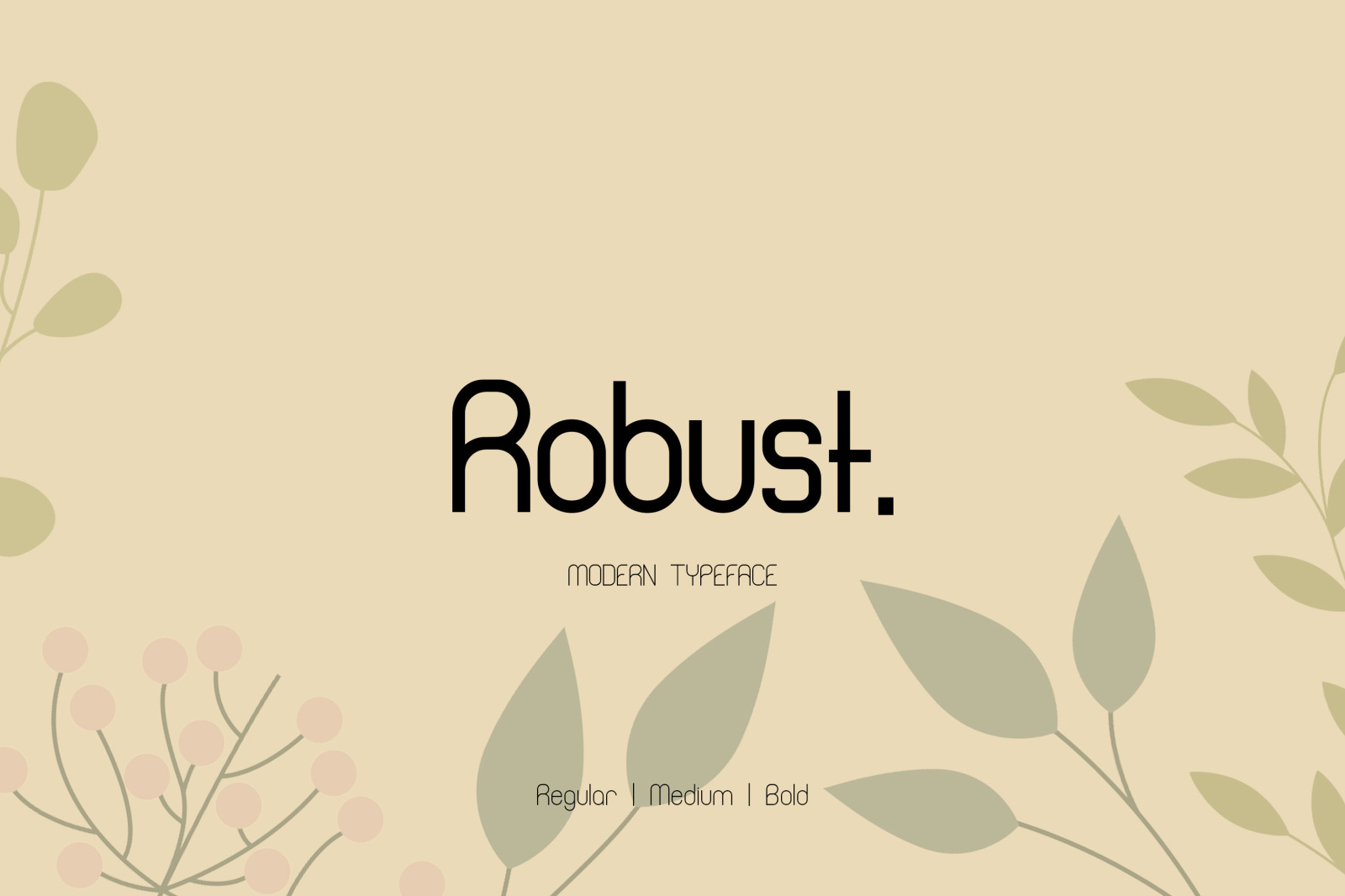 Robust Font Robust Font