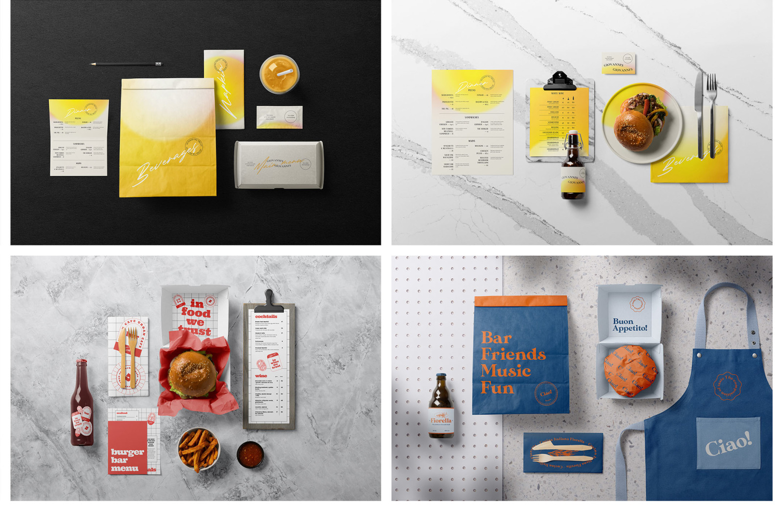 Burger Mockups Burger Mockups