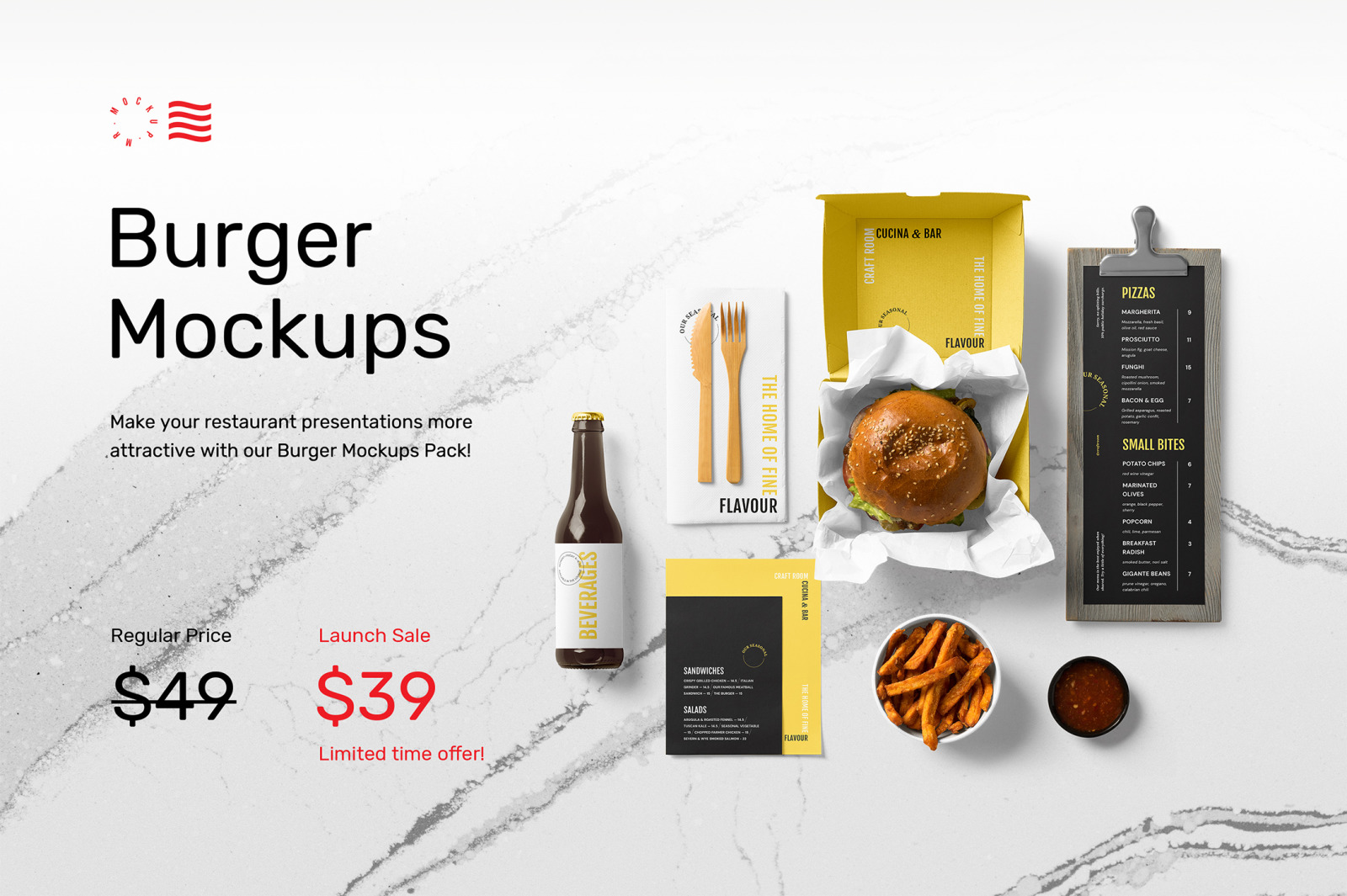 Burger Mockups Burger Mockups