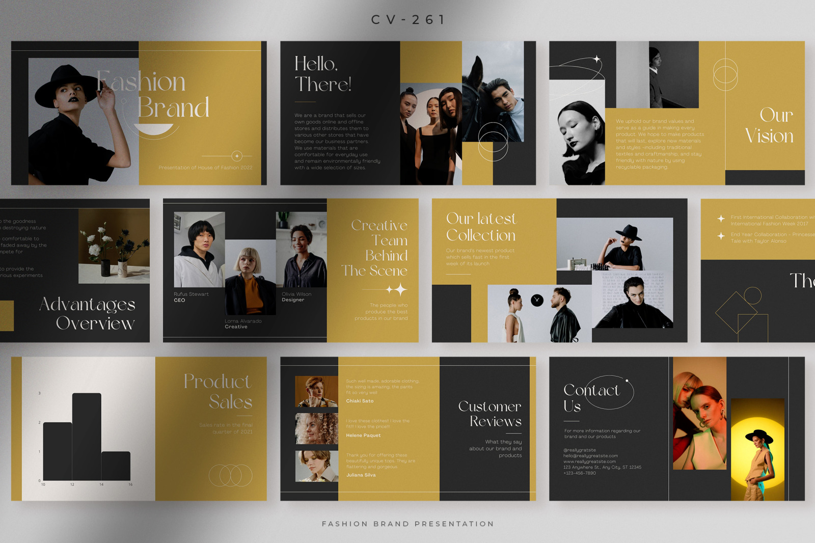 Golden Touch Fashion Brand Presentation Golden Touch Fashion Brand Presentation