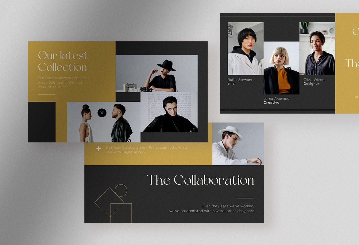 Golden Touch Fashion Brand Presentation Golden Touch Fashion Brand Presentation
