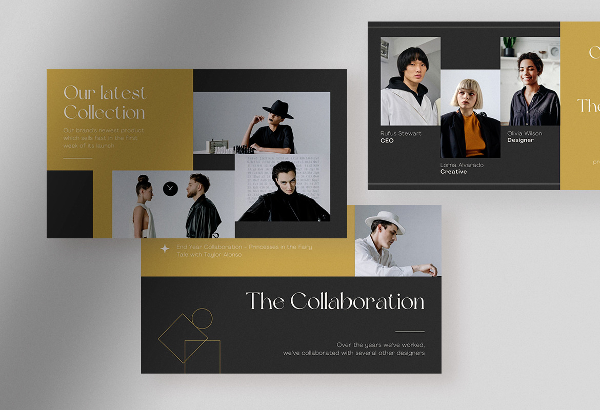 Golden Touch Fashion Brand Presentation