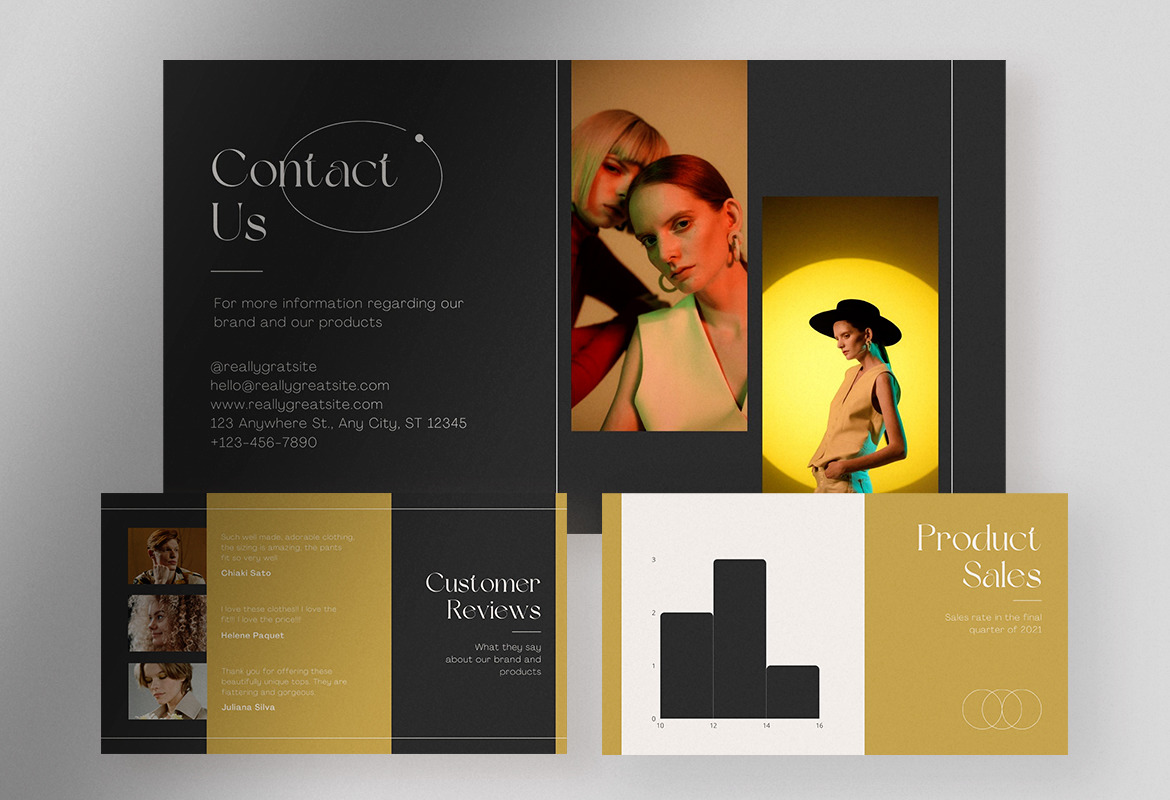 Golden Touch Fashion Brand Presentation Golden Touch Fashion Brand Presentation