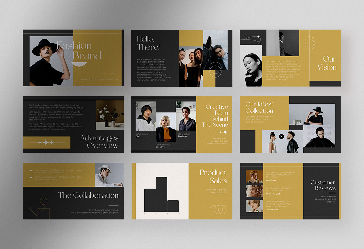Golden Touch Fashion Brand Presentation Golden Touch Fashion Brand Presentation