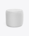 Round Pouf Mockup