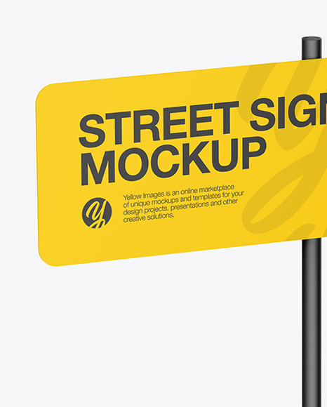 Street Sign Mockup