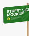 Street Sign Mockup