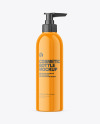 Glossy Plastic Cosmetic Bottle Mockup Glossy Plastic Cosmetic Bottle Mockup