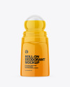 Glossy Roll-On Deodorant Mockup Glossy Roll-On Deodorant Mockup