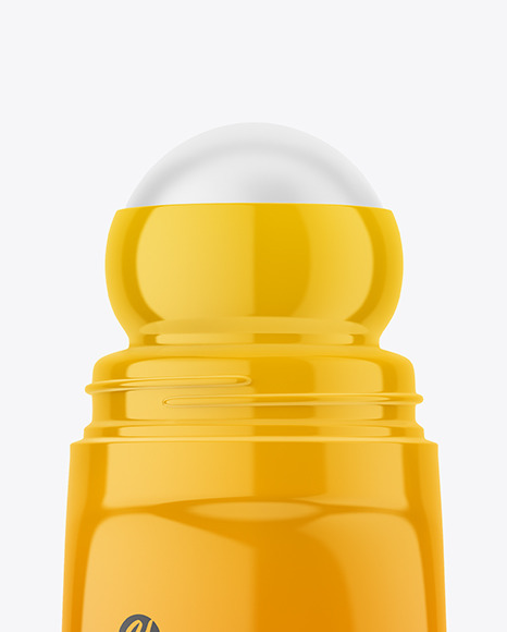 Glossy Roll-On Deodorant Mockup Glossy Roll-On Deodorant Mockup
