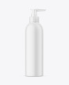 Matte Plastic Cosmetic Bottle Mockup Matte Plastic Cosmetic Bottle Mockup