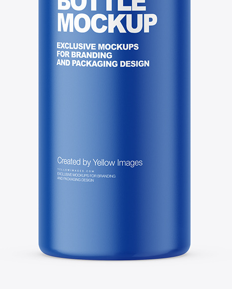 Matte Plastic Cosmetic Bottle Mockup Matte Plastic Cosmetic Bottle Mockup
