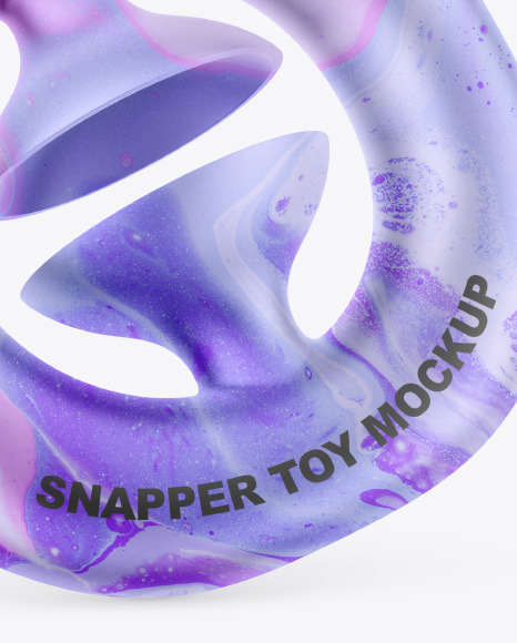 Metallic Snapper Toy Mockup