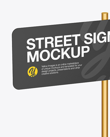 Street Sign Mockup