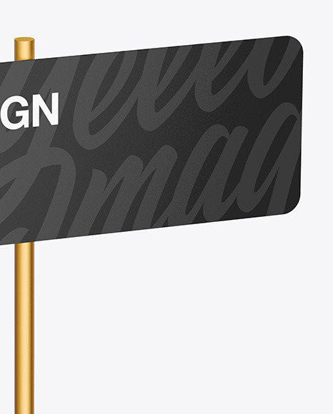 Street Sign Mockup