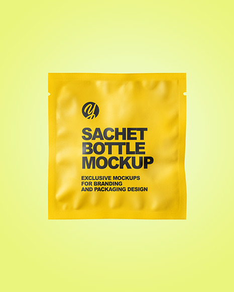 Matte Sachet Mockup