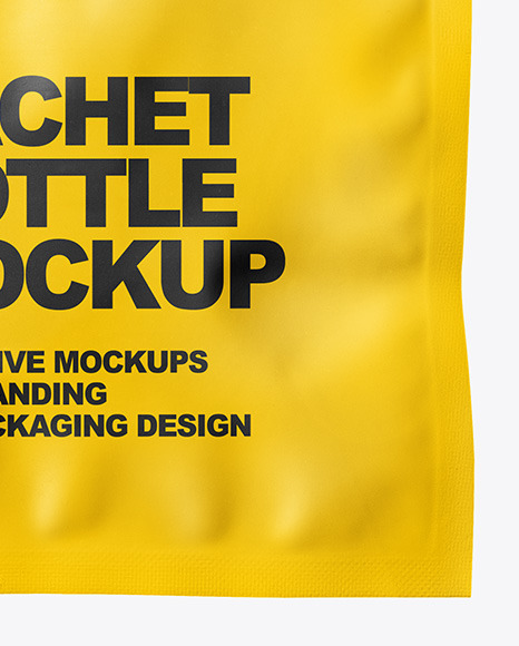 Matte Sachet Mockup