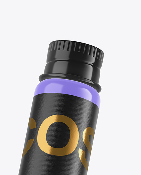 Two Glossy Cosmetic Bottles Mockup