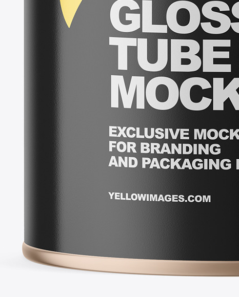 Glossy Tube Mockup